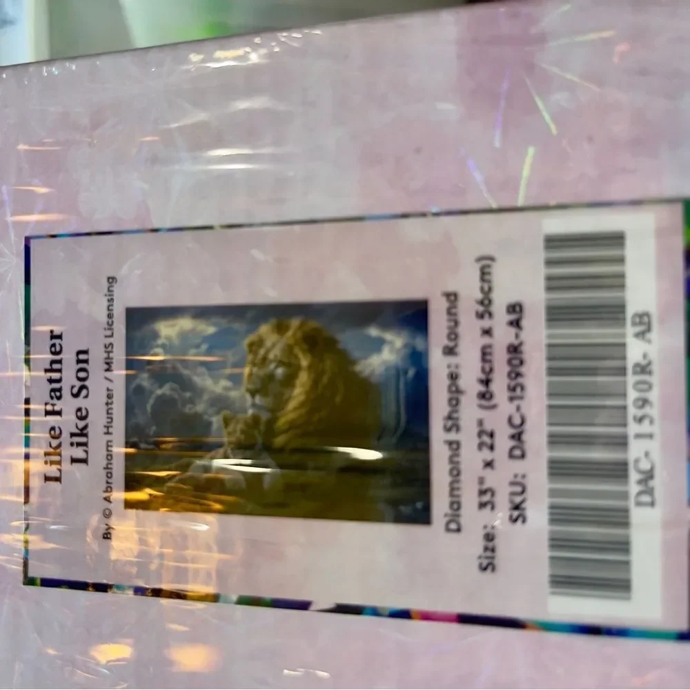 RARE DISCONTINUED Diamond Art Club “Like Father Like Son” – Abraham Hunter New - Picture 3 of 5